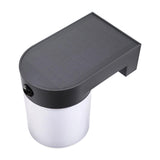 Aplique Solar Cilindrico 4 W 500 Lm, 3.000/4.000/6.500 K, Con Sensor, Negro