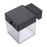 Aplique Solar Cuadrado 4 W 500 Lm, 3.000/4.000/6.500 K, 3cct, Con Sensor, Negro