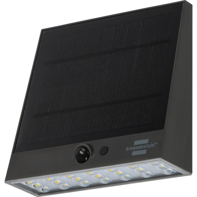 Aplique Solar Led De Pared Brennenstuhl Sol 1000 Plana