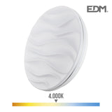 Aplique Super Led De Superficie 12w 1160lm 4000k Ø27x6cm Modelo Desert Edm