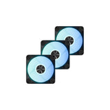 Ventilador Pc Apnx Fp1-R 120-3 Pack Invertido, Negro, Paquete De 3, Invertido, 120 Mm Apf3-Pf11267.11