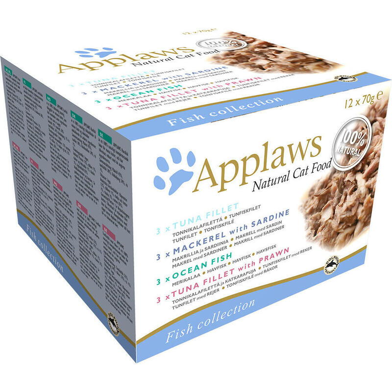 Applaws Cat Tin Multipack Fish Collection 12x70g