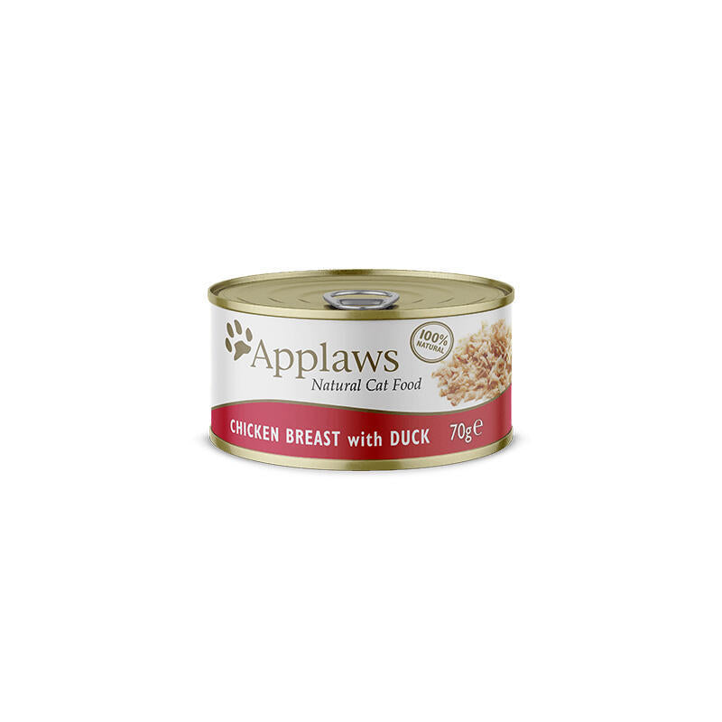 Applaws Natural Cat Food Chicken Breast With Duck - Comida Húmeda Para Gatos - 70g