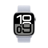Apple Apple Watch Series 10 Gps 46mm Silver Aluminium Case With Blue Cloud Sport Loop