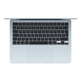Apple Macbook Air 34,5 Cm (13.6") 2025, Portátil Azul Claro, 16 Gb, 256 Gb (256 Gb Ssd), M4, Macos, Alemán Mc6t4d/A