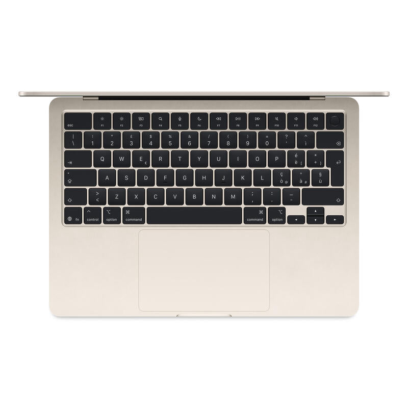 Apple Macbook Air 34,5 Cm (13,6") 2025, Portátil Champagne, 16 Gb, 256 Gb (256 Gb Ssd), Polarstern, M4, Macos, Alemán Mw0y3d/A