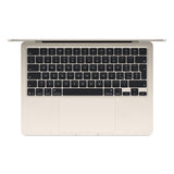 Apple Macbook Air 34,5 Cm (13,6") 2025, Portátil Champagne, 16 Gb, 256 Gb (256 Gb Ssd), Polarstern, M4, Macos, Alemán Mw0y3d/A