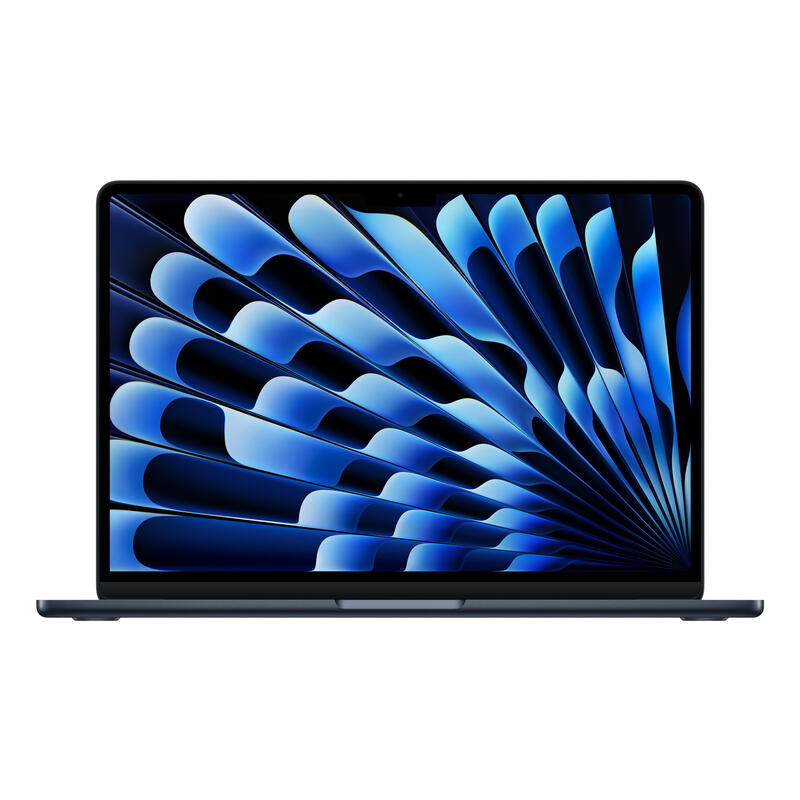 Apple Macbook Air 34,5 Cm (13,6") 2025, Portátil Negro, 16 Gb, 256 Gb (256 Gb Ssd), M4, Macos, Alemán Mw123d/A