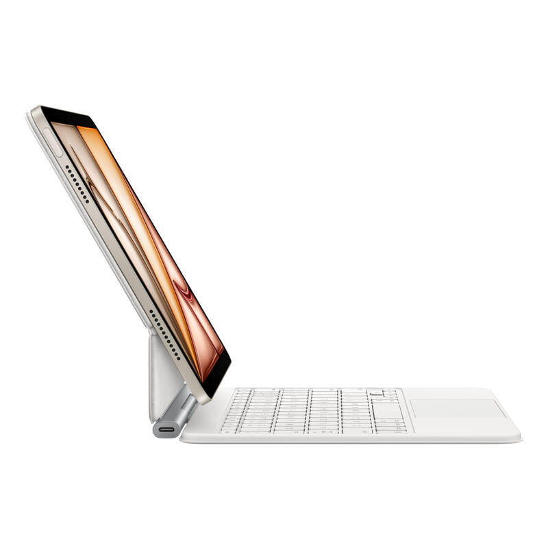 Apple Magic Keyboard Para Ipad Air (M3) De 11", Teclado Blanco, Diseño Internacional De Ee. Uu., Mecanismo De Tijera Mdfv4z/A