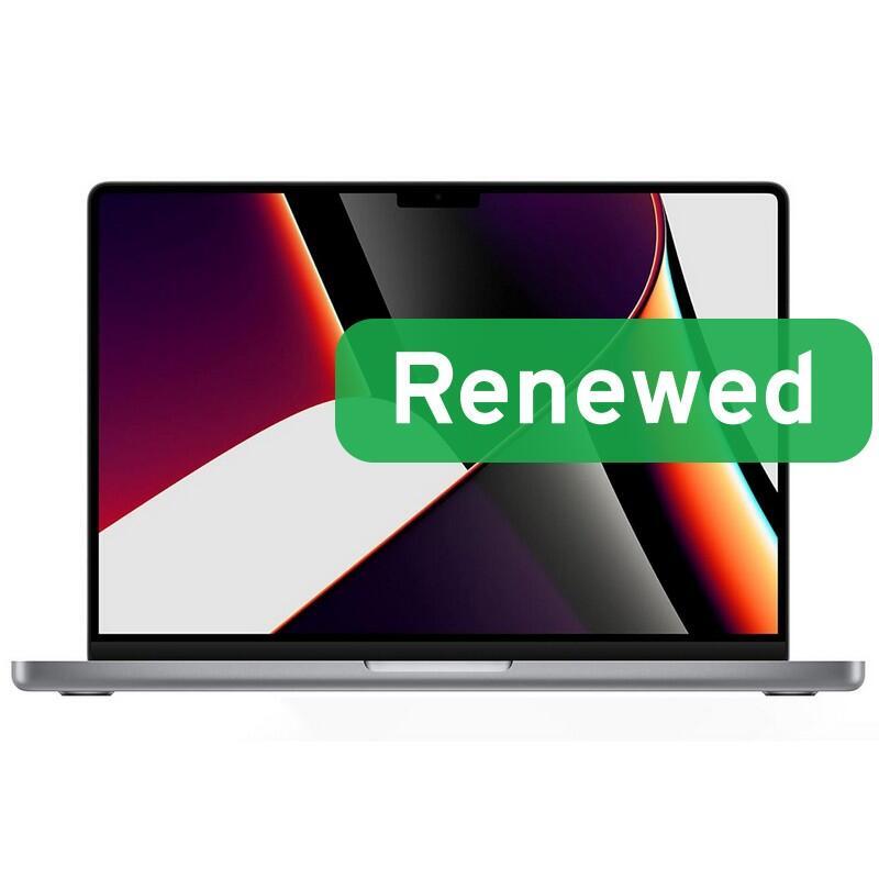Apple Renewed  Grade B  Macbook Pro 14 A2442  14  M1 Pro 10-Core Cpu  32gb  14-Core Gpu  512 Gb  Space Gray  Us-Ru Backlit