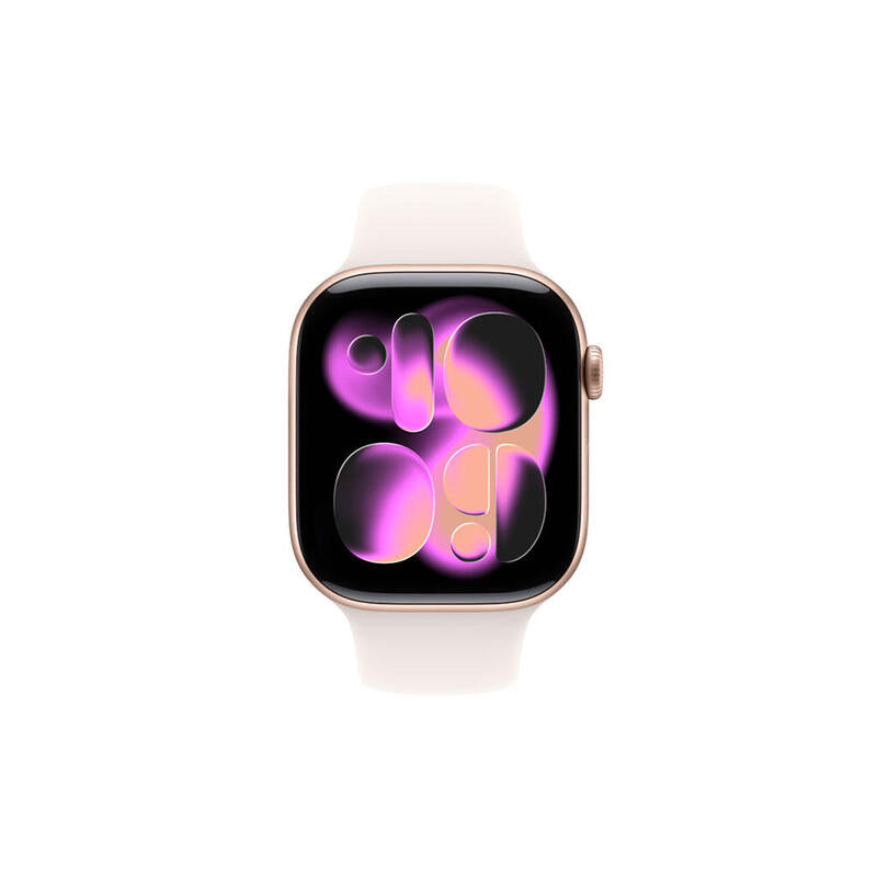 Apple Watch S11 Aluminium Cellular 46mm Rosegold (Sportarmband Blassrosa) S M