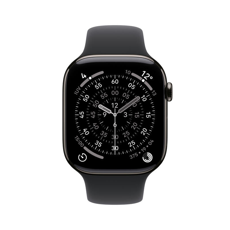 Apple Watch S11 Titan Schiefer Cellular 46mm (Sportband Negro) M/L