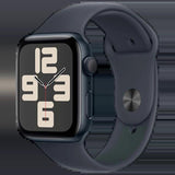 Apple Watch Se (2024) Gps 44mm Medianoche Con Correa Deportiva S/M - Desprecintado