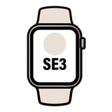 Apple Watch Se3 Gps Cellular 44mm Caja De Aluminio Blanco Estrella Correa Deportiva Blanco Estrella M L