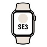 Apple Watch Se3 Gps Cellular 44mm Caja De Aluminio Blanco Estrella Correa Deportiva Blanco Estrella M L
