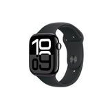 Apple Watch Series 10 Gps 46mm Jet Black Alu Case, Midnight Black Sport Band M/L Eu Mwwq3