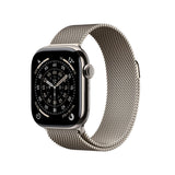 Apple Watch Series 11 (Gps + Cellular) 42 Mm Titanio Natural Reloj Inteligente Con Pulsera Milanese Loop Malla De Acero Inoxidable Natural Tamaño De La Muñeca: 130-180 Mm 64 Gb Lte Wi-Fi 4 Uwb Bluetooth 5g 34.6 G
