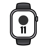 Apple Watch Series 11 Gps Cellular 46mm Aluminio Gris Espacial Correa Deportiva Negra S M
