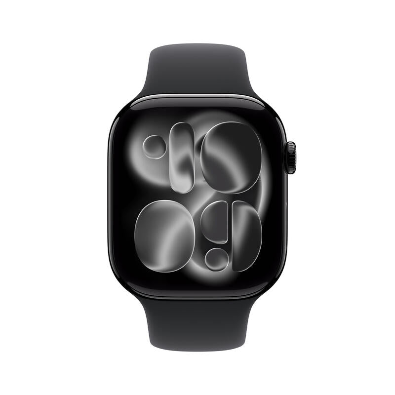 Apple Watch Series 11 Gps Cellular 46mm Caja De Aluminio Negra Correa Deportiva Negra M L