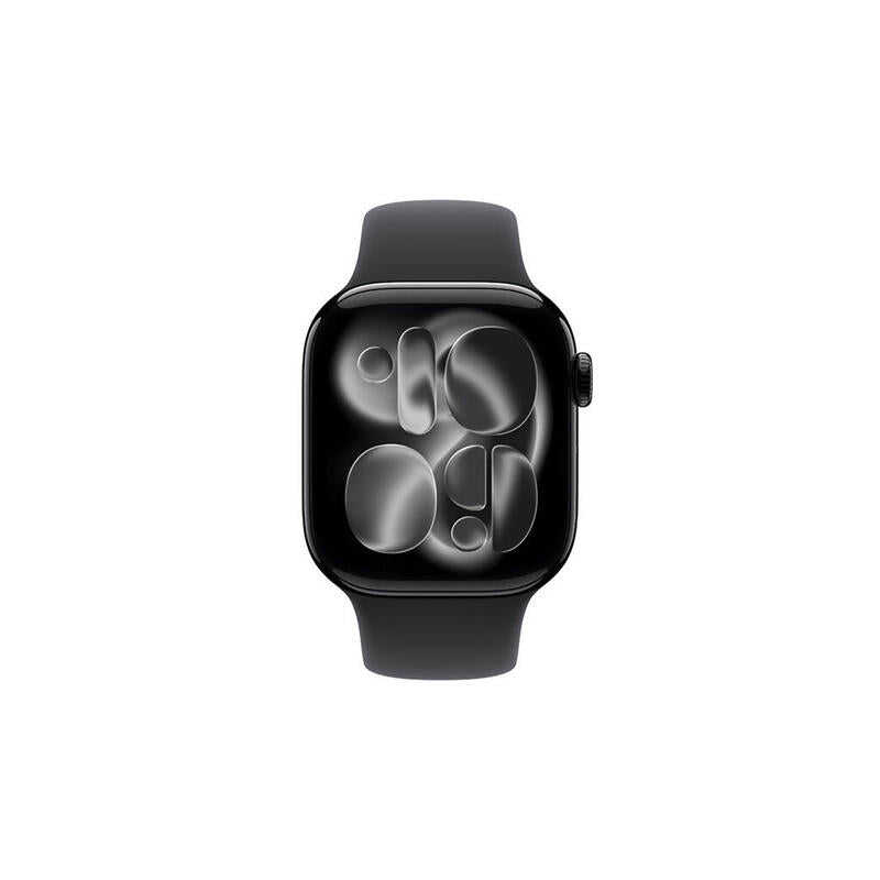 Apple Watch Series 11 (Negro (Glänzend), Aluminium, 42 Mm, Sportarmband Negro M/L, Cellular) Mf854zr/A