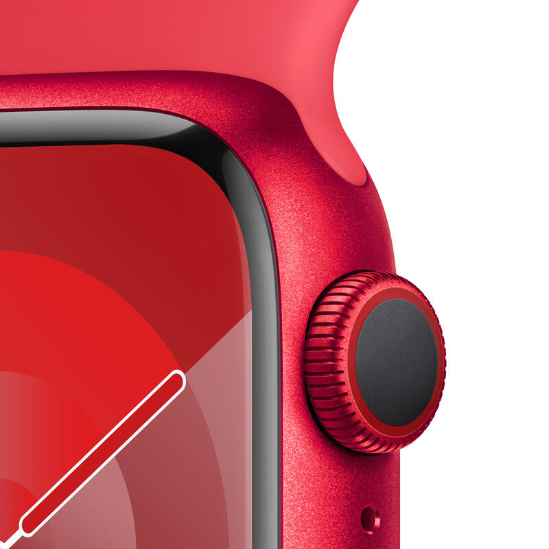Apple Watch Series 9 41 Mm Digital 352 X 430 Pixeles Pantalla Táctil 4g Rojo Wifi Gps [Satélite]