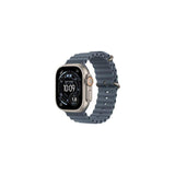 Apple Watch Ultra 3 (2025) Gps + Cellular 5g 49mm Natural Titanium Case With Anchor Blue Ocean Band Eu Mewh4