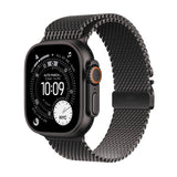 Apple Watch Ultra 3 Gps + Cellular 49mm Black Titanium Case With Black Titanium Milanese Loop - Large