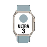 Apple Watch Ultra 3 Gps Cellular 49mm Caja De Titanio Natural Correa Loop Alpine Azul Claro M