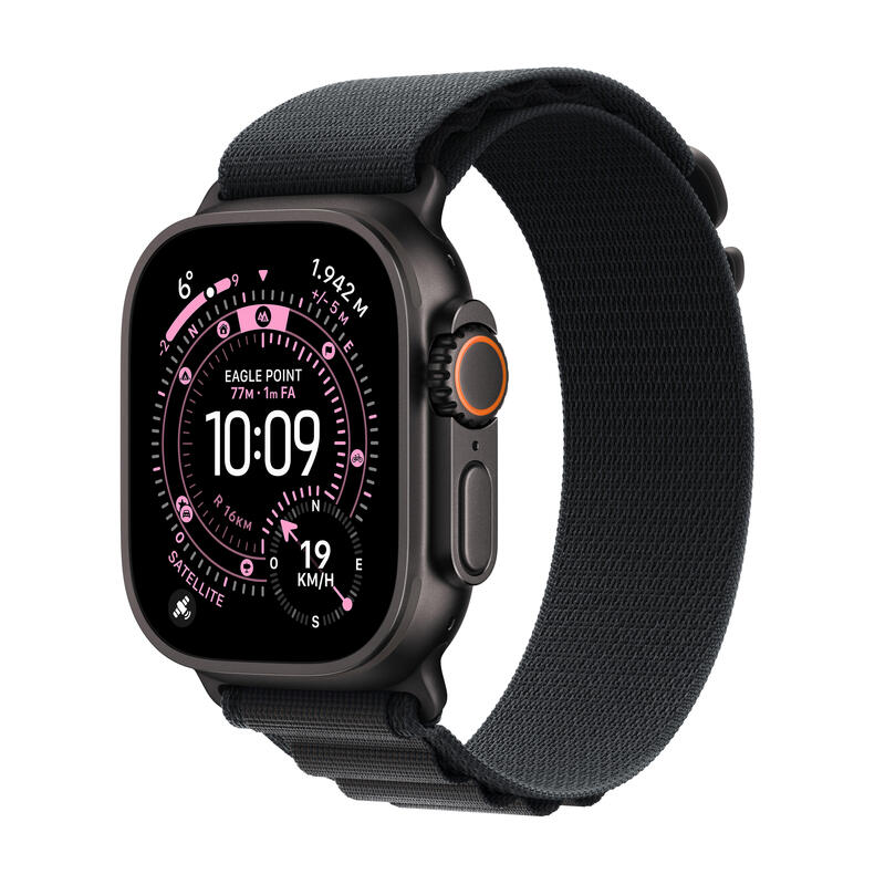 Apple Watch Ultra 3 Gps Cellular 49mm Caja Titanio Negro Correa Loop Alpine Negra L