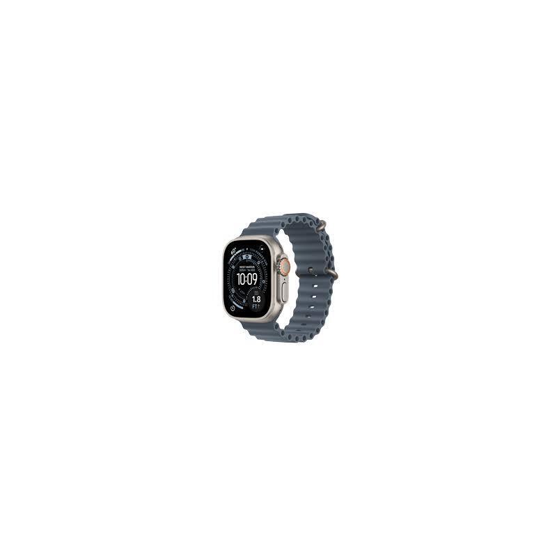 Apple Watch Ultra 3 Gps + Cellular 49mm Natural Aluminiun Case With Anchor Blue Ocean Band Mewh
