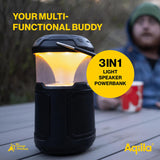 Aqiila 406038 Linterna De Camping Altavoz Portátil Estéreo
