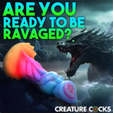 Aqua-Cock Dildo Brilla En La Oscuridad Silicona