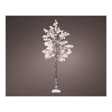 Arbol Micro Led Flores Blancas Ip44 210cm