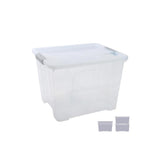 Archivo 2000 Caja De Almacenaje 32l Apilable Y Encajable C/Tapa 360x420x300mm Pp Cristal Transparente