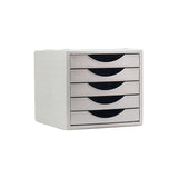 Archivo 2000 Módulo Archivotec 5 Cajones Válido Para Formato Din A4, Fólio Y Subcarpeta 340x270x260 Mm Gris