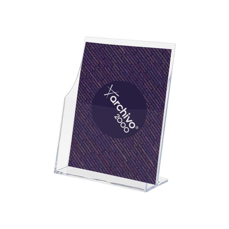 Archivo 2000 Portafolletos Sobremesa Archivo 2000 "Premium" Espesor 3 Mm 1/3 Din A4 Vertical 85x115x145 Mm