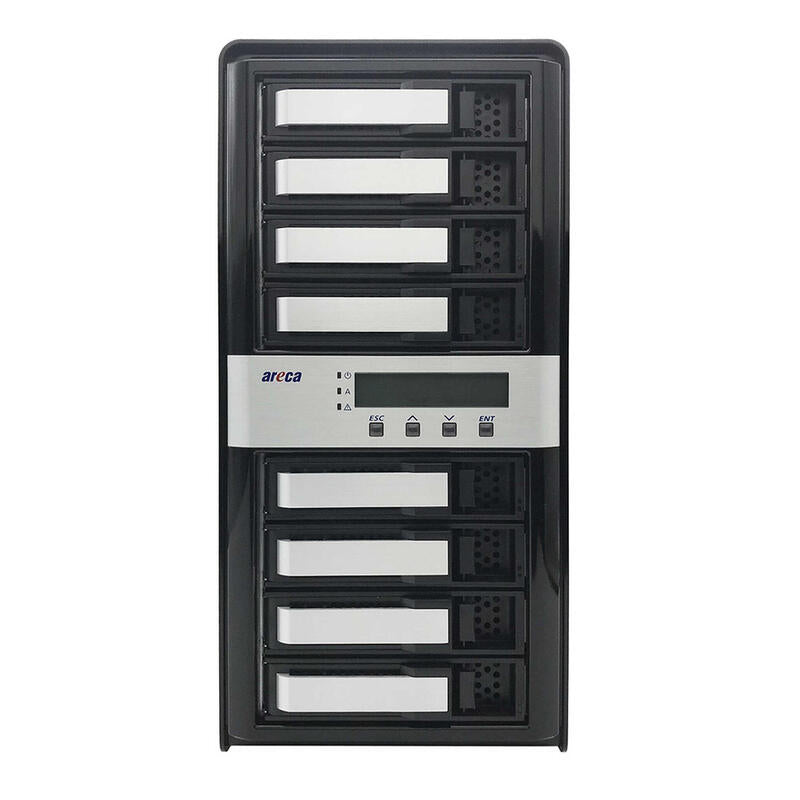 Areca Arc-8050t3u-8 Servidor De Almacenamiento Torre Roc 2 Gb Ddr3 Negro