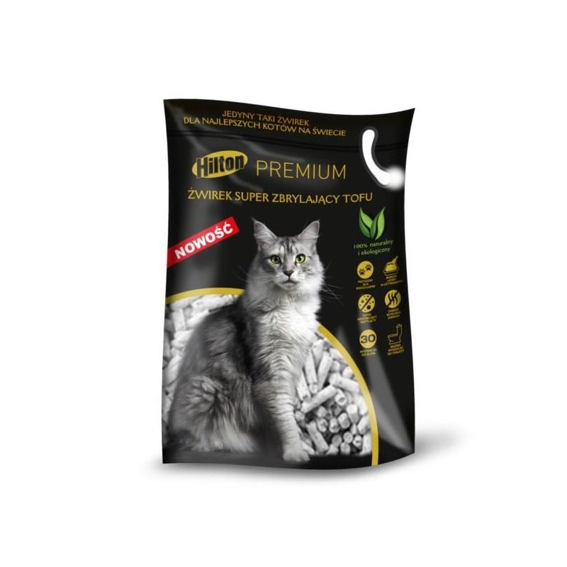 Arena  Hilton Tofu Superaglomerante Para Gatos - 2,5 Kg