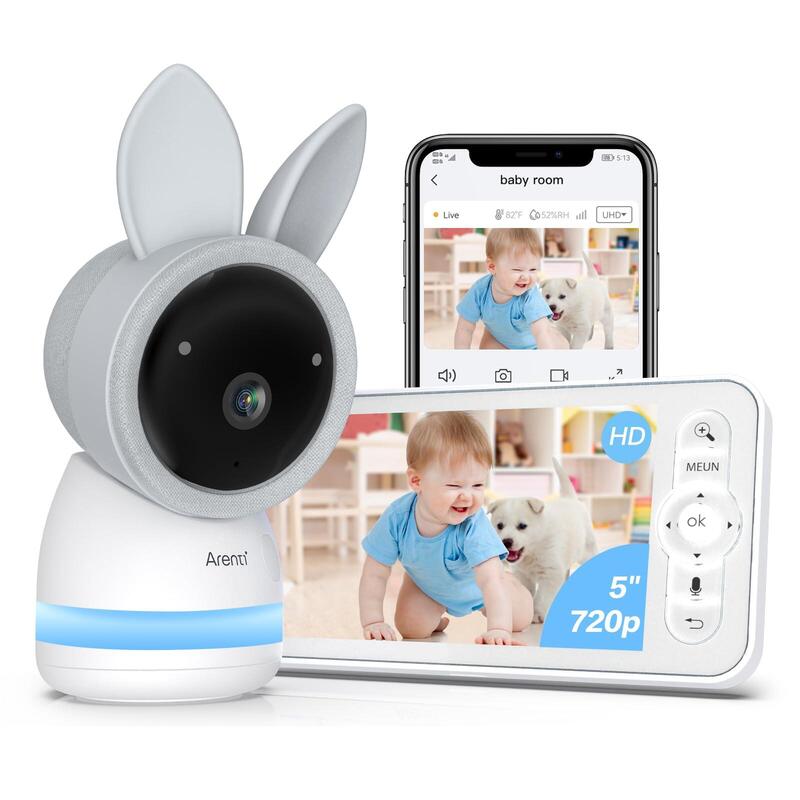 Arenti 2mp 1080p Wifi Baby Kit W. Dual Cameras+Lcd