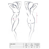 Body Ariel  Blanco Talla (Interno):S/M