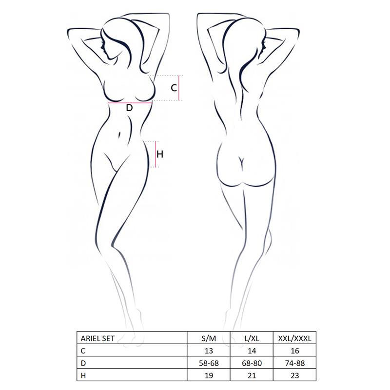 Ariel Set Blanco Talla (Interno):S/M