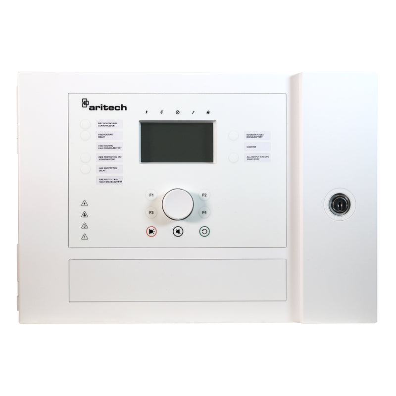 Aritech 2x-Af1-S-09 Central De Incendios Direccionable De 1 Lazo En Armario Pequeño