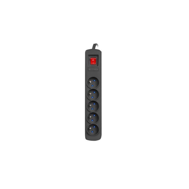 Armac Surge Protection R5 (5 Sockets) 10a 5,0m Black