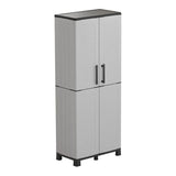 Armario Alto Línea Family De Polipropileno Gris Claro, 68 X 37 X 169 Cm