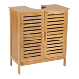 Armario Bajo Para Lavabo De Bambú 60 X 30 X 62 Cm