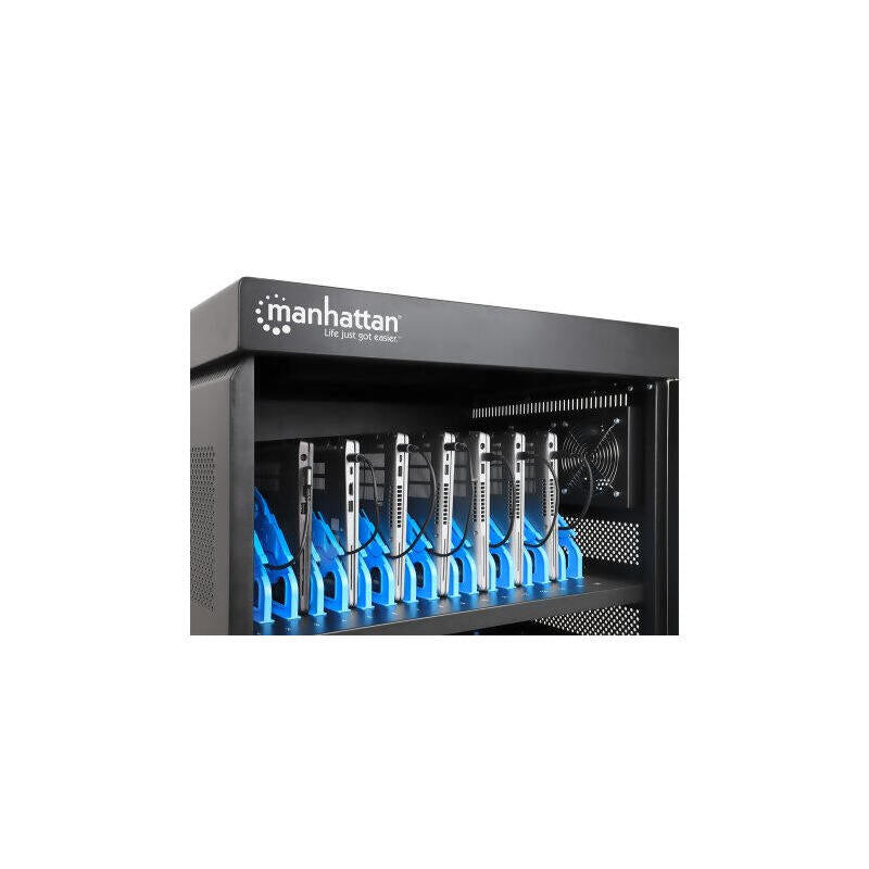 Armario De Carga Manhattan Con 32 Enchufes, Puerta De Crimal Con Cerradura Envío Por Reenvío