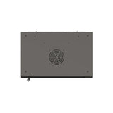 Armario Lanberg Mural Rack 19" 6u 540x350 Flat Pack Negro Puerta Cristal