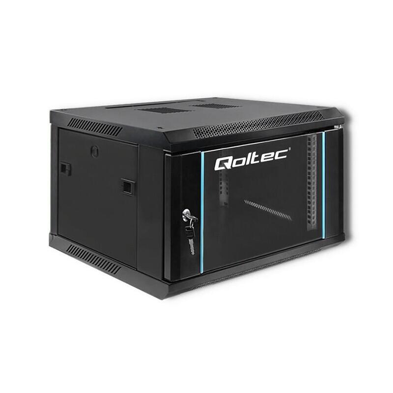 Armario Qoltec 54465 Rack Cabinet 19" 6u 600x370mm
