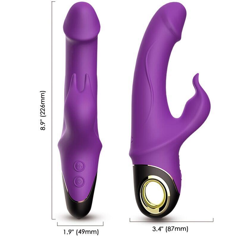 Armony - Meteror Dildo Vibrador Rabbit Rotador Violeta