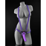 Dillio - Arnes Strap On Con Tirantes Y Dildo 17.8 Cm